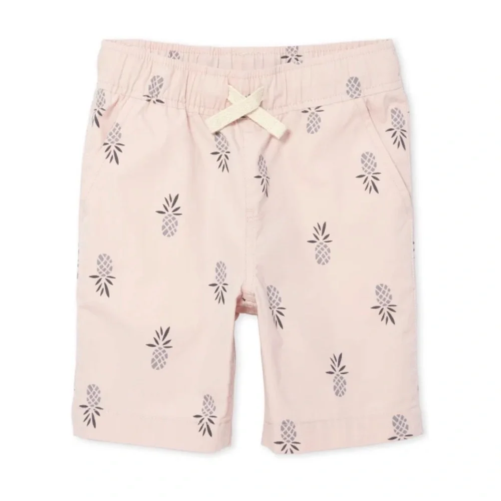 NWOT Trendy Pink Pineapple Print Shorts Boys Size 6 Little Boys Board